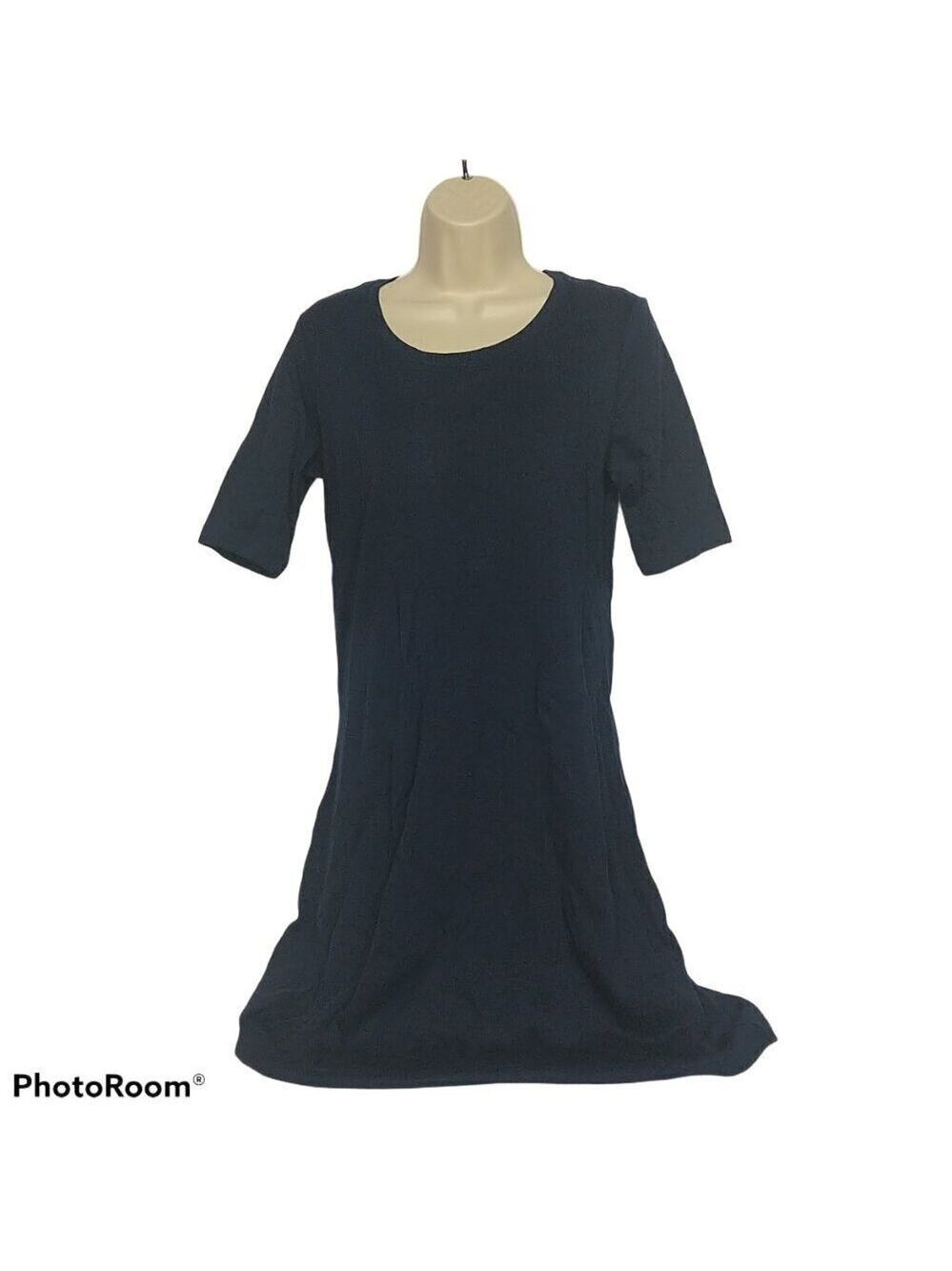Isaac Mizrahi Live Pima Cotton Dress XS Blue